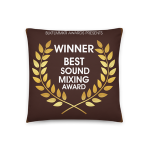 Award Winning Pillow - Best Sound Mixer