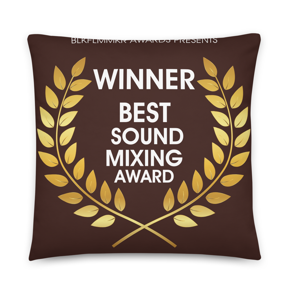 Award Winning Pillow - Best Sound Mixer