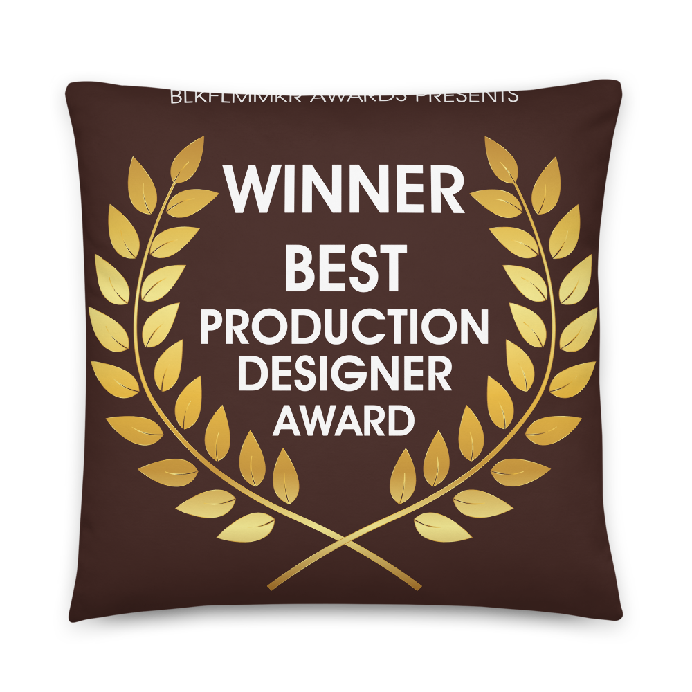 Award Winning Pillow - Best Production Designer