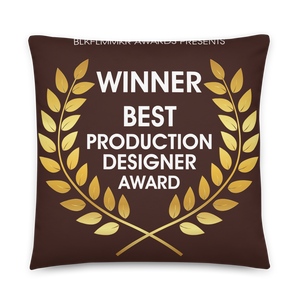 Award Winning Pillow - Best Production Designer